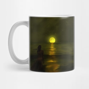 Ocean illustration Mug